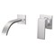 Novatto ARTZ Single Handle Wall Mount Bathroom Faucet in Brushed Nickel NBF-W01BN - alternate 1